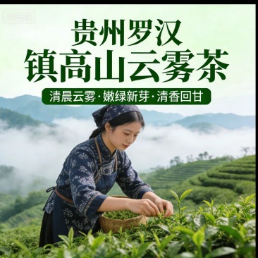 贵州普安罗汉镇高山云雾茶高山绿茶散装茶叶商批量批发