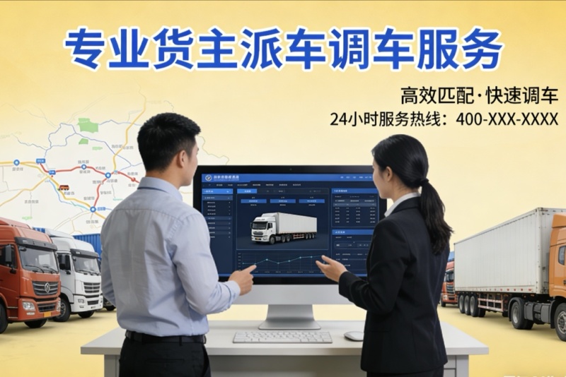 为货主、企业派车调车服务、承接国内外物流运输