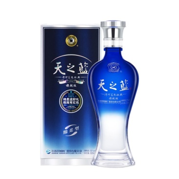 洋河蓝色经典天之蓝52度500ml*6瓶绵柔浓香白酒整箱送礼