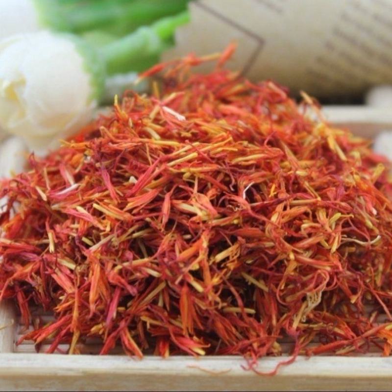 新疆红花正品泡茶泡水散装云南红花草红花食用泡澡泡脚中药材