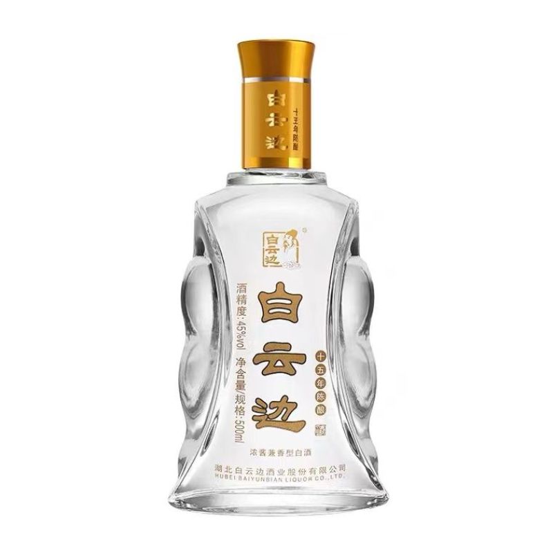 白云边15年陈酿45度浓酱兼香型白酒500ml瓶装白云边白酒