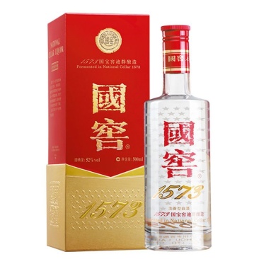 泸州老窖国窖1573浓香型高度白酒52度500ml*6瓶