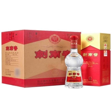 剑南春白酒/剑南春水晶剑52度浓香型500ml*6瓶整箱原