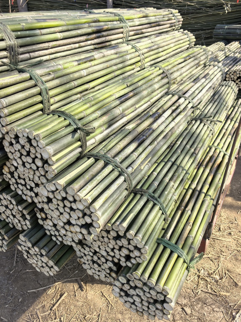 竹竿，烤竿，烤直竹竿，花圈竹条竹片，绿化撑树竹竿，菜架竹