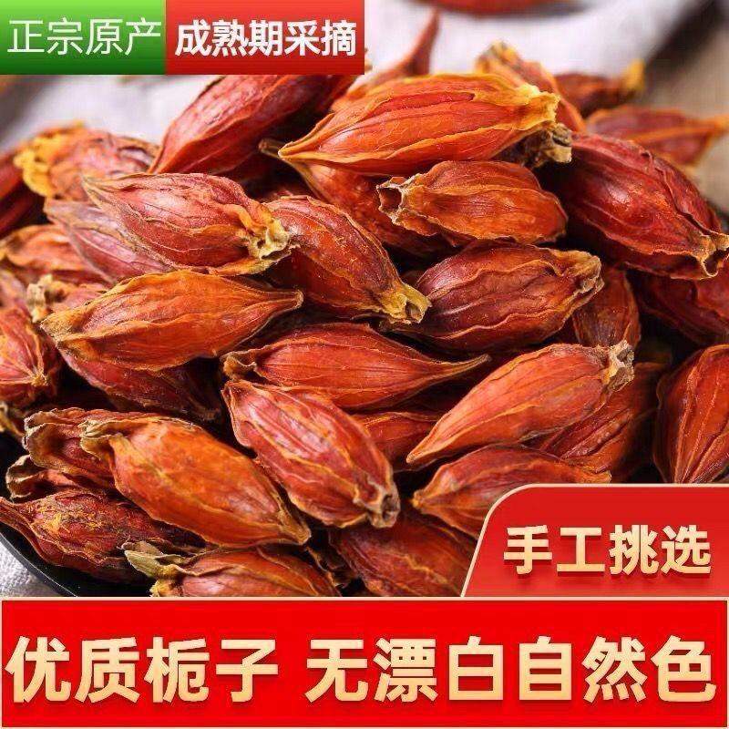 新货栀子茶栀子果中药材山栀子粉黄栀子泡茶食用卤肉上色枝子