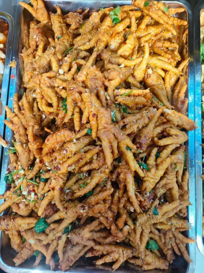 【纯干虎皮鸡爪】虎皮鸡爪不带汤料商用卤店餐馆批发