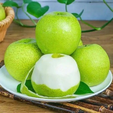 梨子头茬皇冠梨新鲜梨子当季现摘新鲜水果脆甜皮薄多汁整箱皇