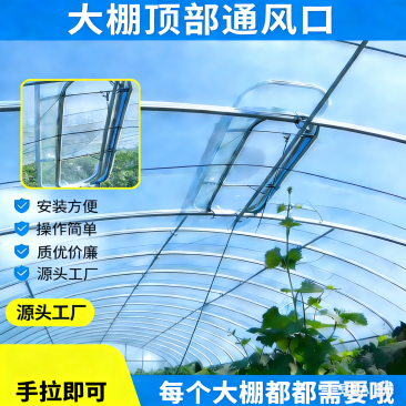 大棚上放风口通气窗