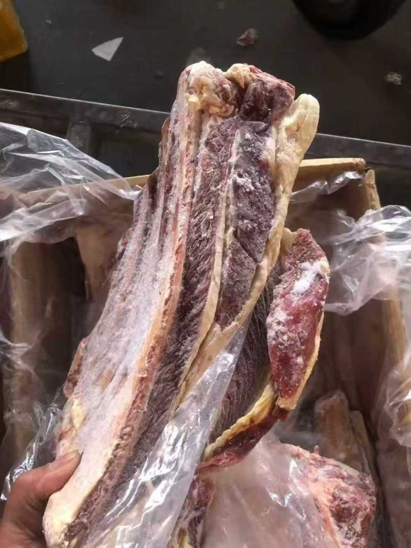 满肉黄膘牛肋排，瘦度好