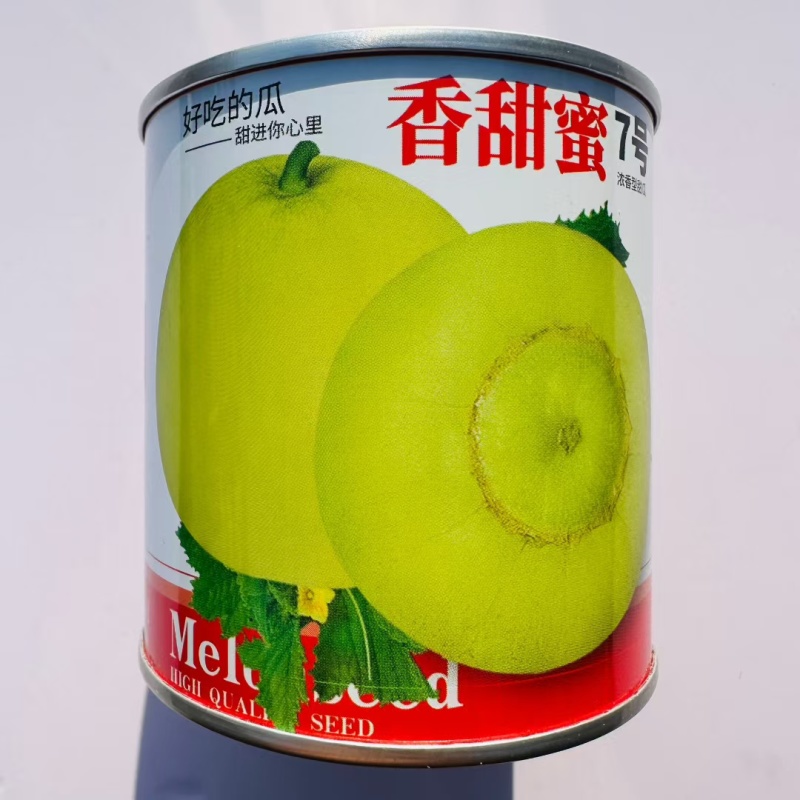 香甜蜜7号甜瓜种子早熟甜脆薄皮浓香圆球型甜瓜种籽高糖香瓜