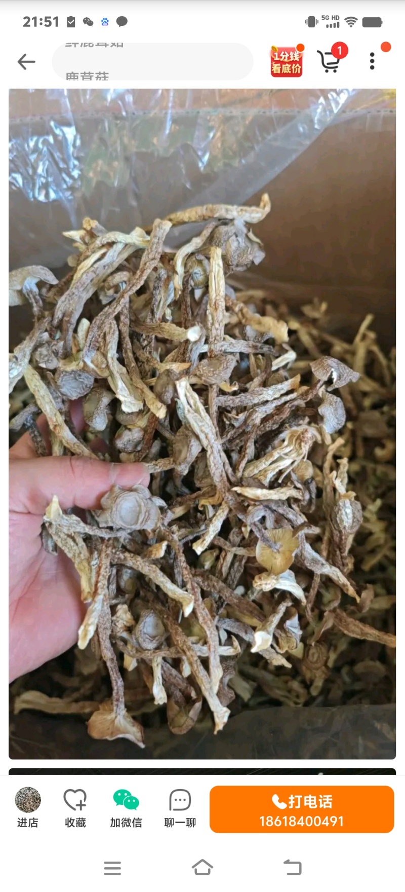 新品鹿茸菇干货10斤整件批发价鹿茸菇高品质脆菇特产鹿茸菇