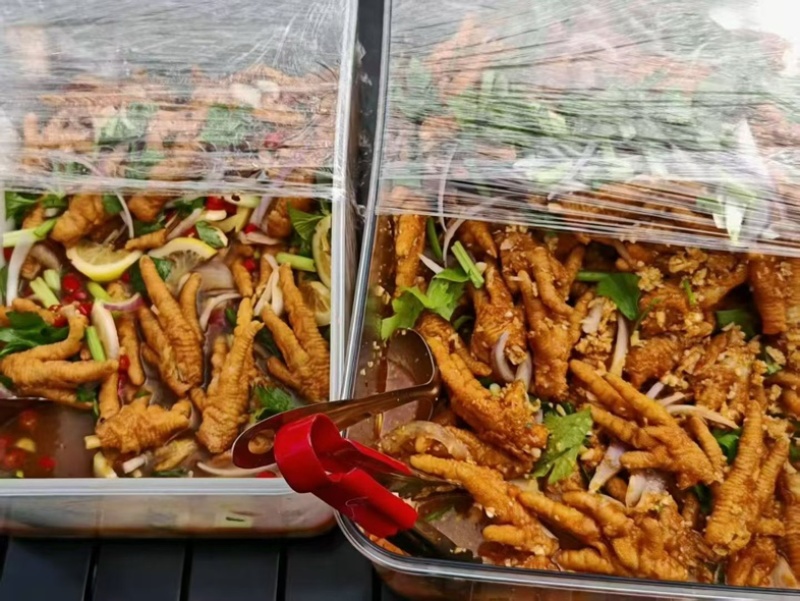 五香虎皮凤爪源头工厂批发农批商批早茶卤菜专用等