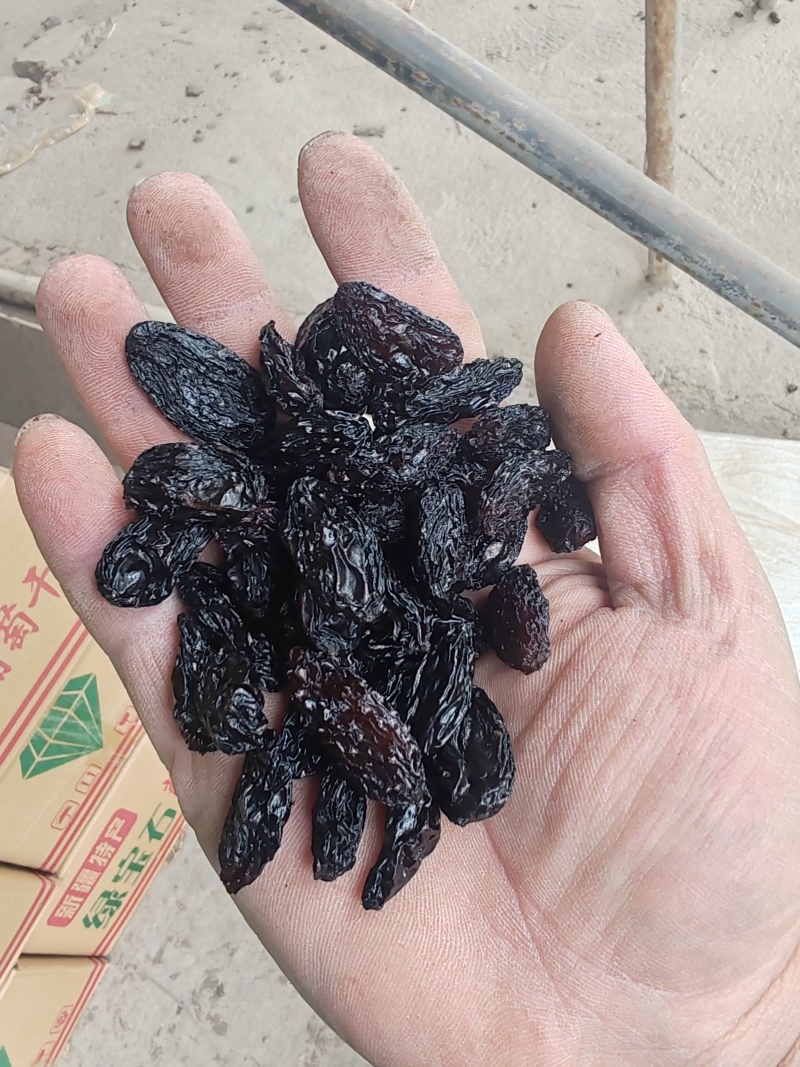 新疆特产吐鲁番葡萄干批发市场，一级黑美人葡萄干
