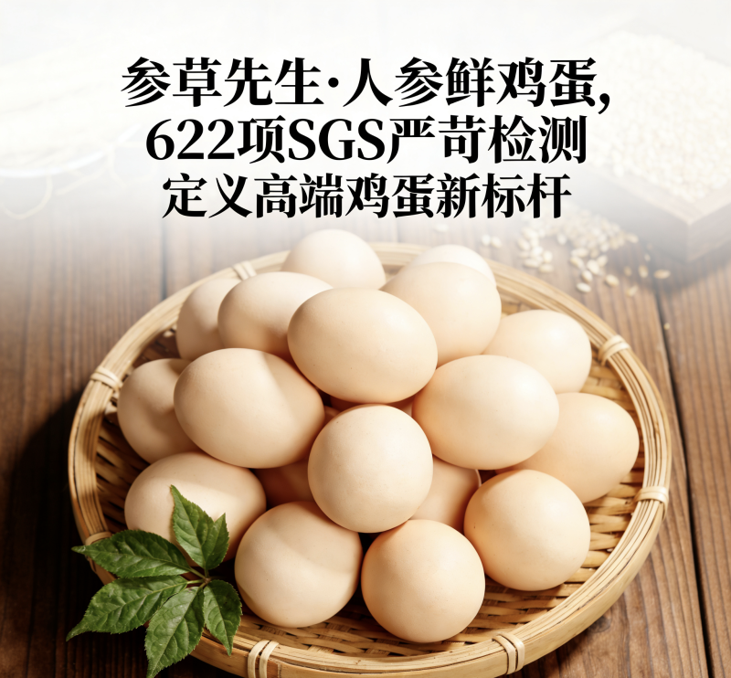 人参鲜鸡蛋622项权威检测