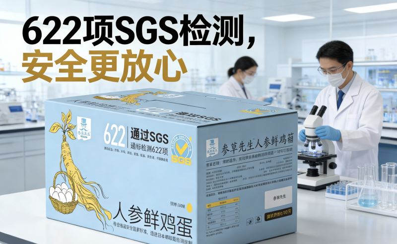 人参鲜鸡蛋622项权威检测