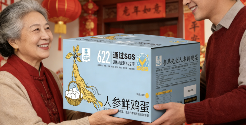 人参鲜鸡蛋622项权威检测