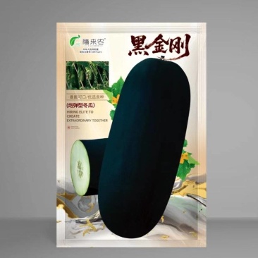黑皮冬瓜种子果实长圆柱形墨绿色耐储运品质好南北均可种植