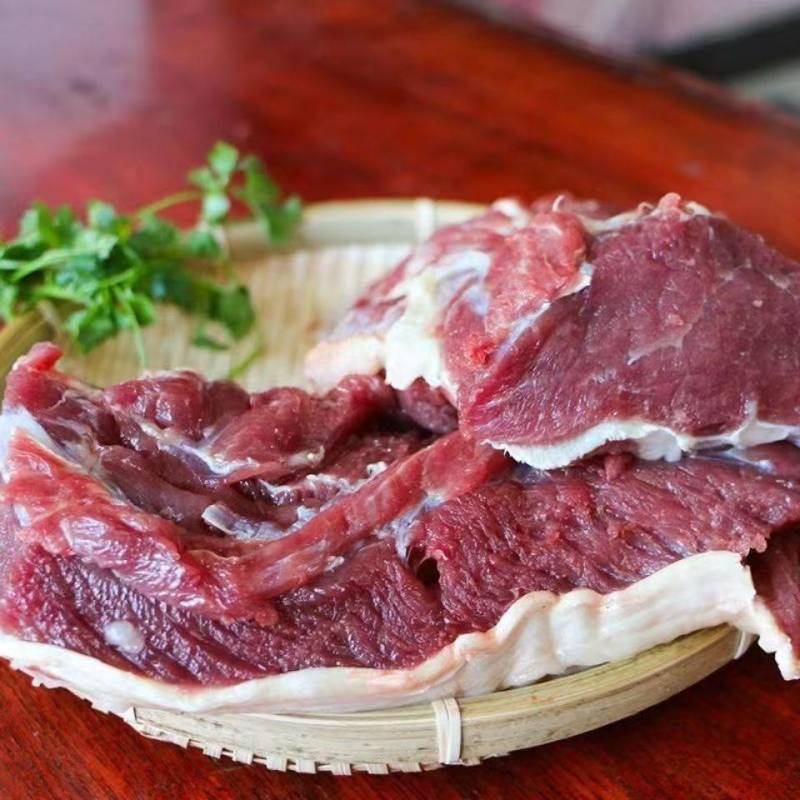 新鲜现杀驴肉不生驴肉农家散养无调理不注水云南新鲜驴肉真空