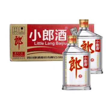 郎酒经典小郎酒45度浓酱兼香型白酒100ml*24瓶小郎酒白