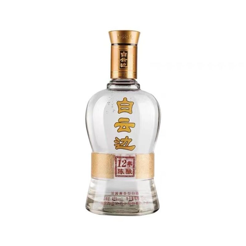 白云边45度12年酱浓兼香型纯粮固态法酿造500mL礼盒装批