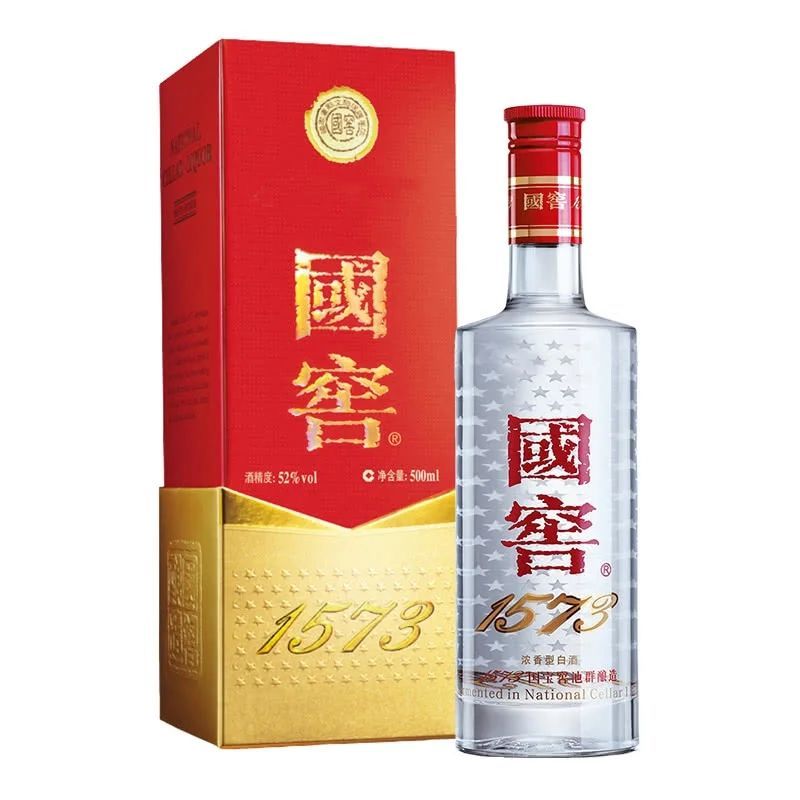 泸州老窖国窖1573浓香型白酒52度500ML*6瓶白酒。