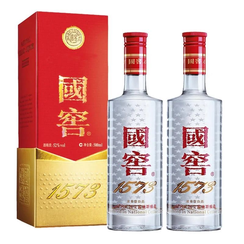 泸州老窖国窖1573浓香型白酒52度500ML*6瓶白酒。