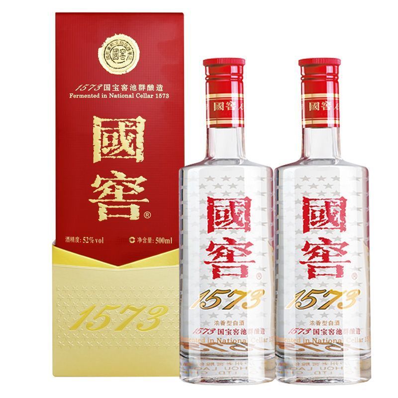 泸州老窖国窖1573浓香型白酒52度500ML*6瓶白酒。