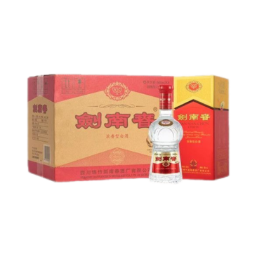 剑南春52水晶剑500ML*6瓶原箱含礼袋年