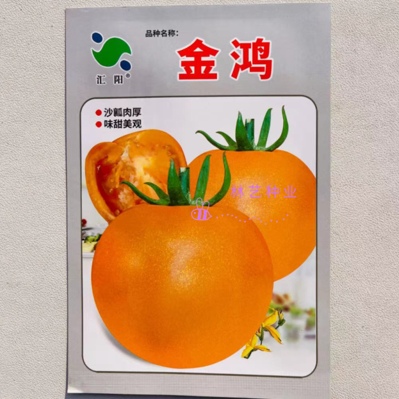 金鸿黄番茄种子无限生长型肉厚沙瓤酸甜口感西红柿种籽农家春