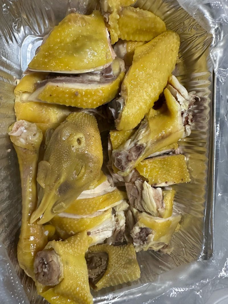 山野云陵农场整只广式盐焗鸡750g*2袋农家土鸡肉生鲜冷