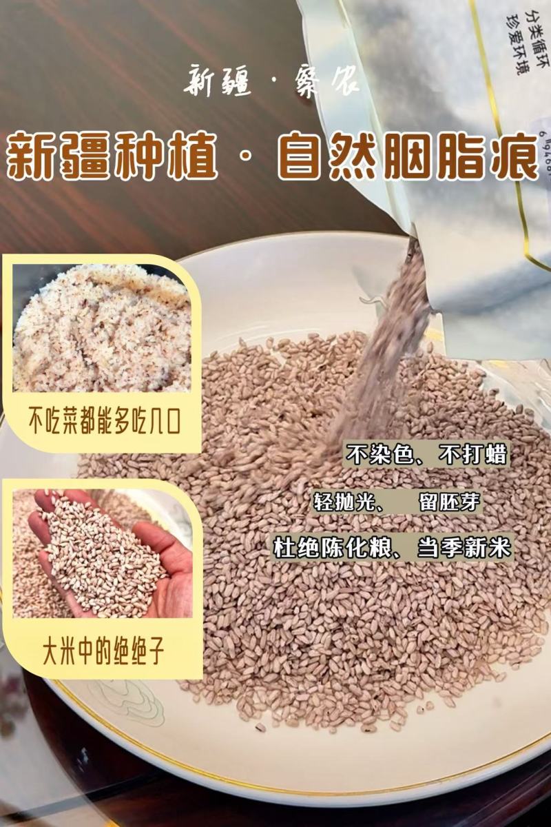 新疆好米优质全国独售的胭脂香米察农胭脂香米5kg大米