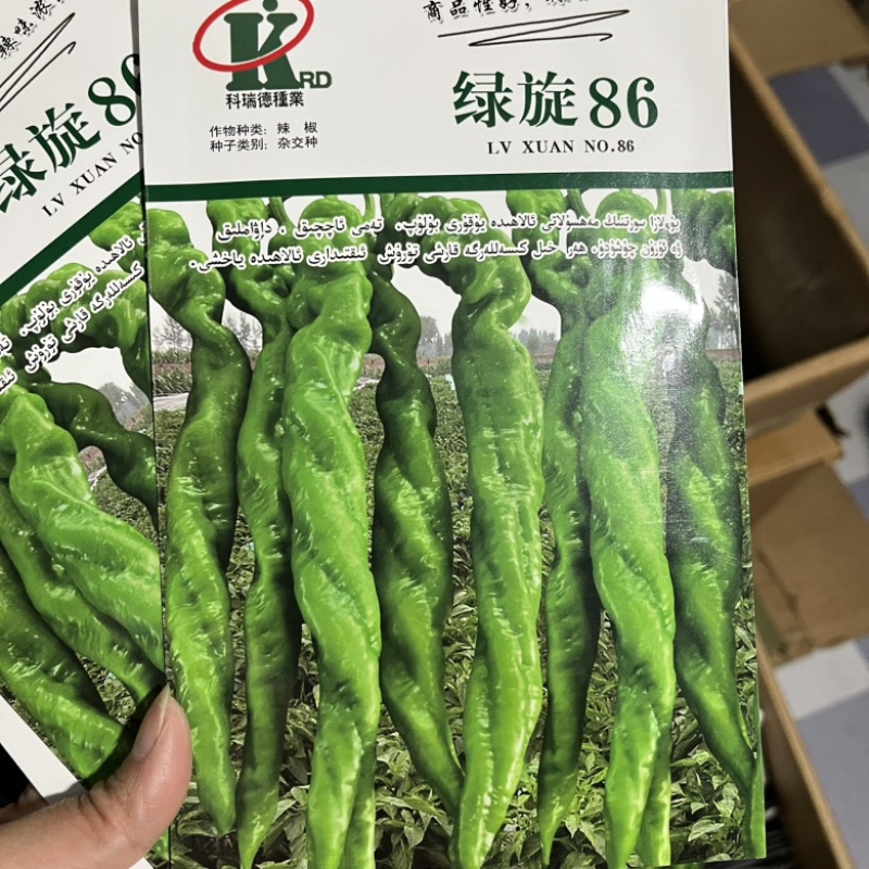 绿旋86螺丝椒种子全螺型香辣口感品种种子