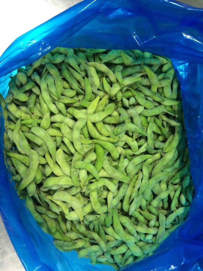 优质速冻75-3毛豆荚，75毛豆