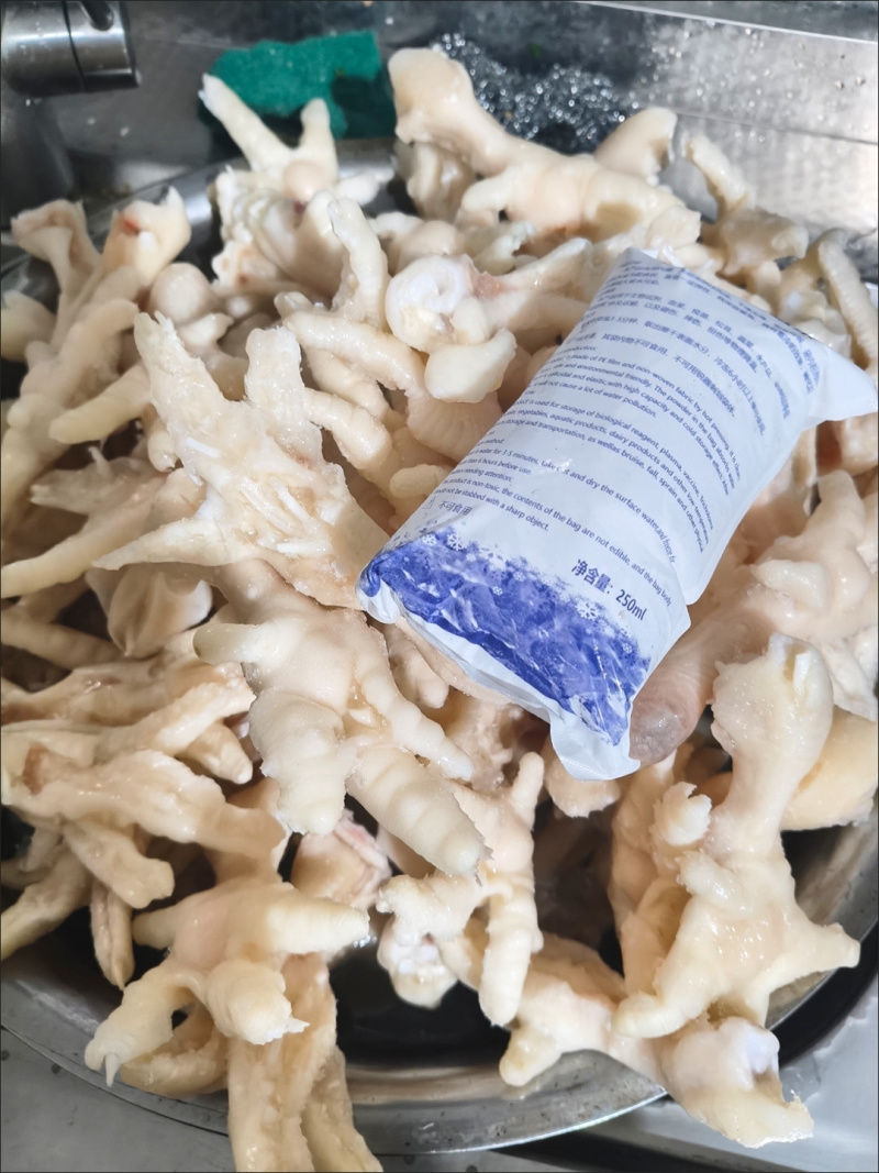 新鲜冷冻去骨凤爪无骨鸡爪生鸡爪整箱10斤脱骨鸡爪饭店