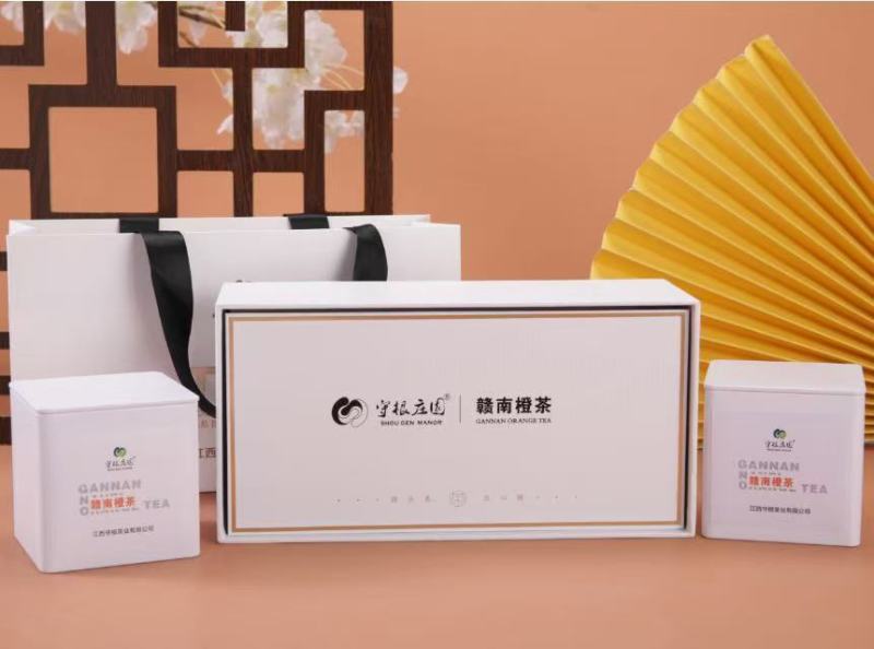 赣南脐橙茶罐装礼盒，对接市场，档口，电商，欢迎咨询