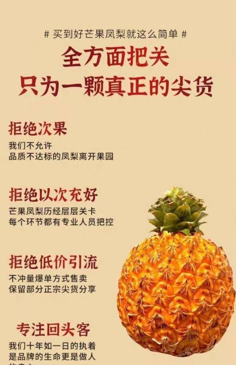 海南芒果凤梨一件代发产地直发一手货源对接各大电商平台