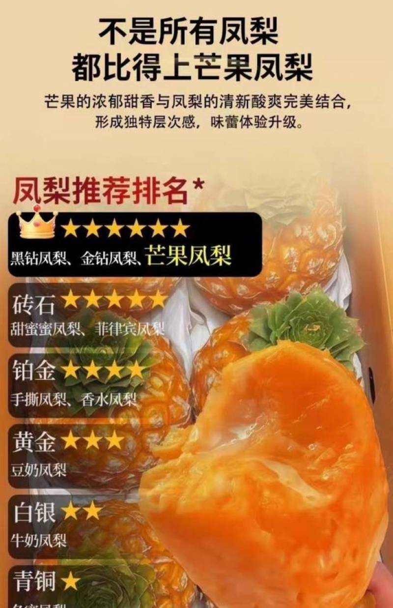 海南芒果凤梨一件代发产地直发一手货源对接各大电商平台