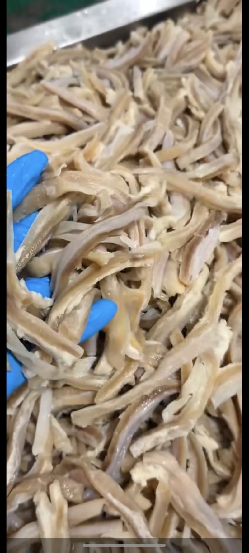 纯干熟猪肚丝，自己加工厂做的，手续齐全，