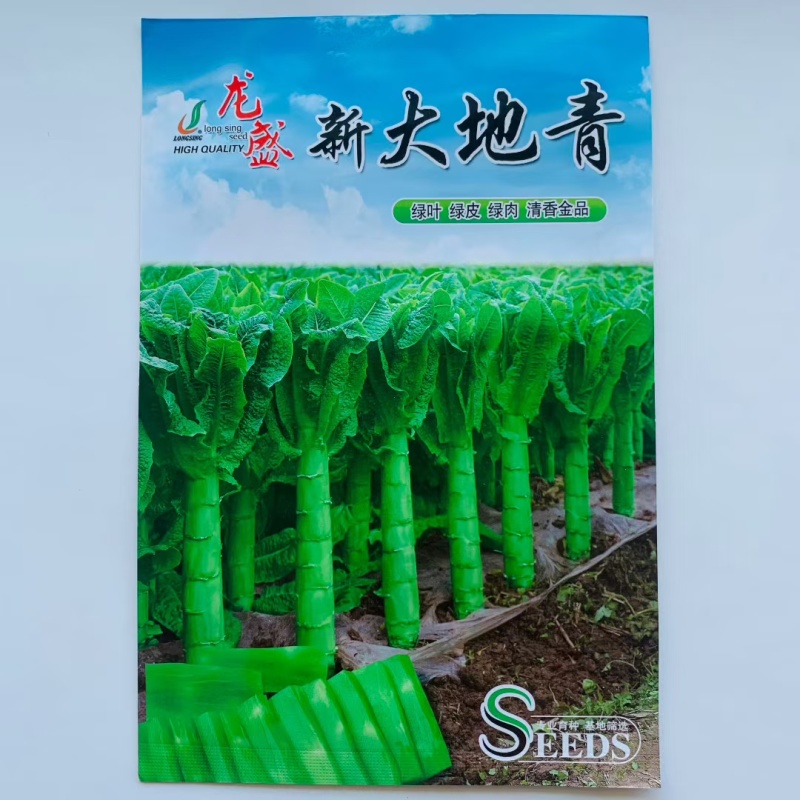 三青莴笋种子新大地青香莴笋种子耐寒椭圆叶绿叶绿皮绿肉莴苣