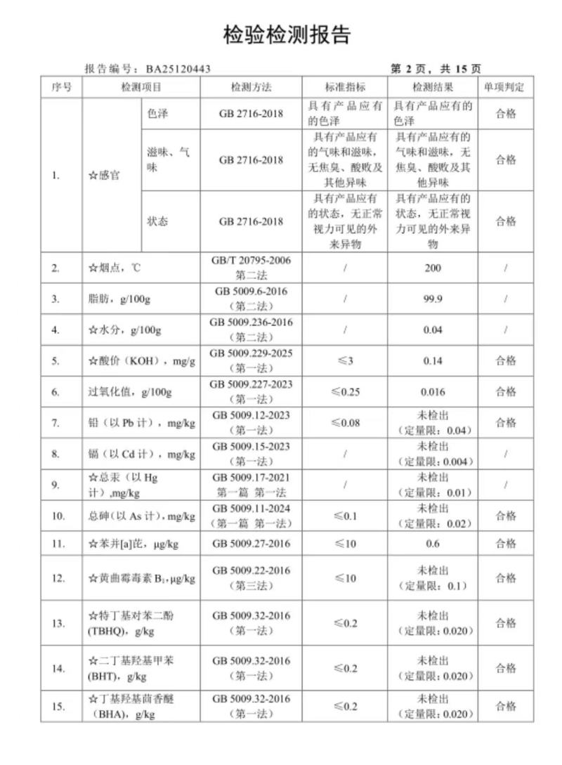 一级转基因大豆植物调和油