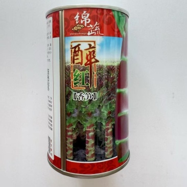 绵蔬醉红香笋莴笋种子耐寒红尖叶肉青绿味清香30克