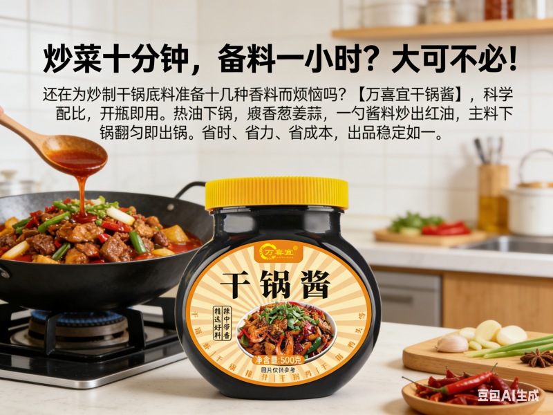 **干锅酱，做啥啥更香，******来袭