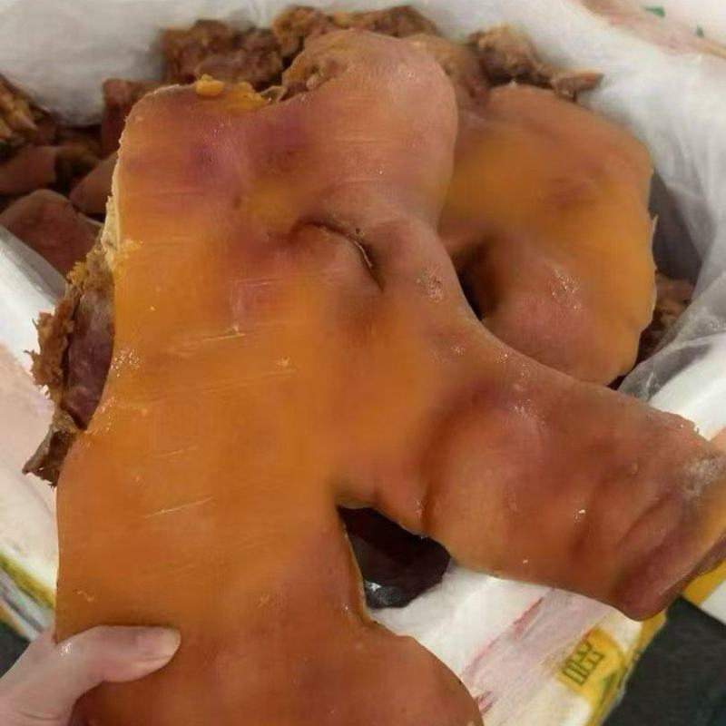 卤猪头肉全熟卤猪头肉厂家直销一手货源