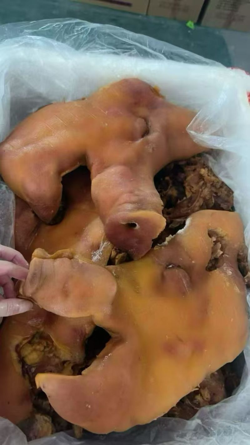 卤猪头肉全熟卤猪头肉厂家直销一手货源