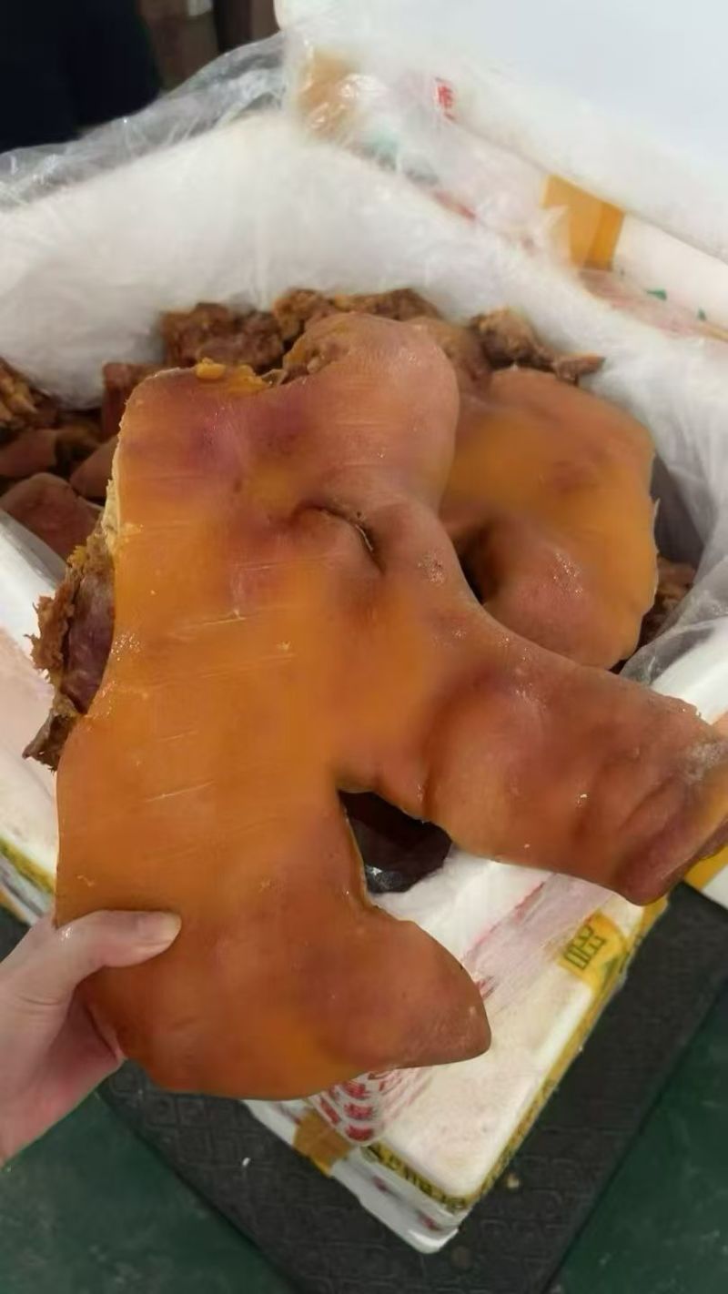 卤猪头肉全熟卤猪头肉厂家直销一手货源