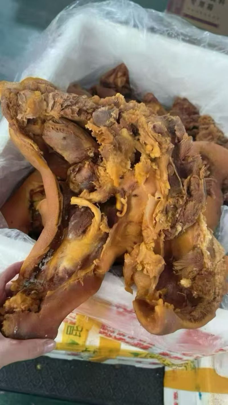 卤猪头肉全熟卤猪头肉厂家直销一手货源