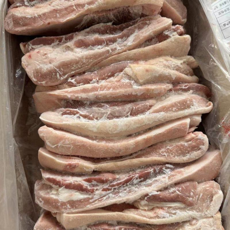 带皮后五花肉条