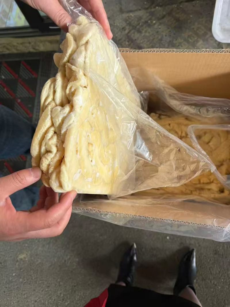预煮大肠八成熟去油百分之85/95