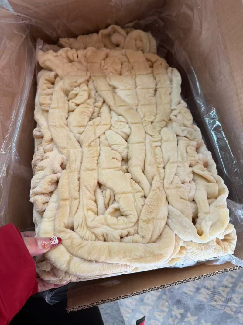 预煮大肠八成熟去油百分之85/95