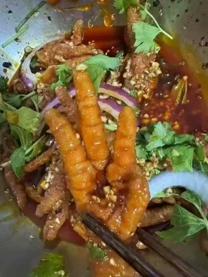 卤虎皮凤爪